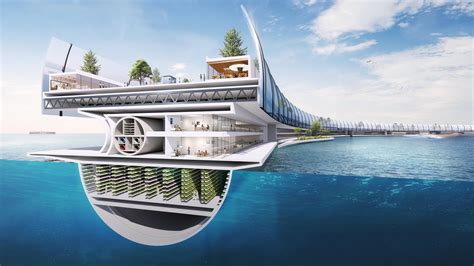 a floating city.
